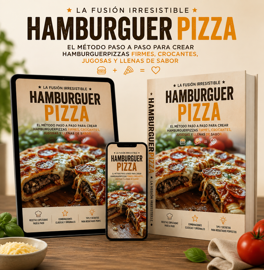 Prepara tu propia HamburguerPizza - El Método de 5 pasos